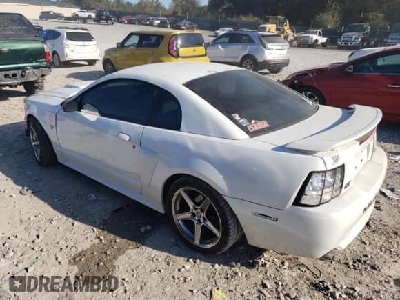 2002 Ford Mustang GT Deluxe с VIN 1FAFP42X02F156374, выставлен на аукционе Copart как лот 85923395 с пробегом 146 618 миль миль и Списание • Salvage title. История ставок и продаж доступна на DreamBid. Изображение 2.