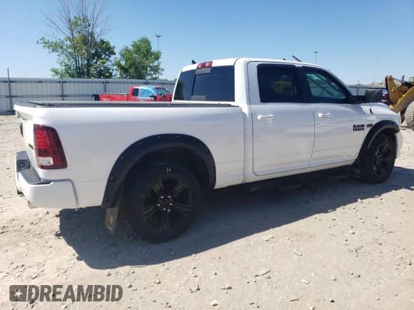 2018 Ram 1500 Sport with VIN 1C6RR7UT6JS197568, listed as a Copart auction lot 58298364 with Not provided miles and Clean title. Bid and sale history available at DreamBid. Image 3.