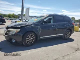 2016 Nissan Pathfinder SL with VIN 5N1AR2MN1GC666932, listed as a Copart auction lot 70255875 with 208,058 mi miles and Salvage title. Bid and sale history available at DreamBid. Image 1.