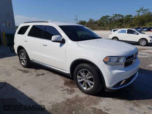 2015 Dodge Durango Limited with VIN 1C4RDHDG6FC722596, listed as a Copart auction lot 89675185 with 120,295 mi miles and Salvage title. Bid and sale history available at DreamBid. Image 4.