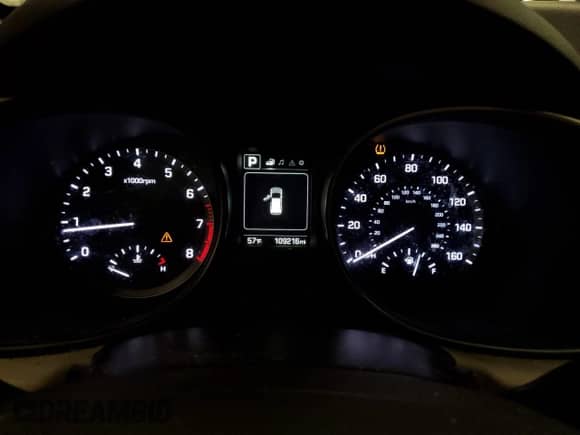 2018 Hyundai Santa Fe 2.4L with VIN 5XYZUDLB2JG509325, listed as a Copart auction lot 90853565 with 109,216 mi miles and Clean title. Bid and sale history available at DreamBid. Image 9.