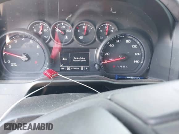 2019 Chevrolet Silverado 1500 Custom Trail Boss with VIN 1GCRYCEF3KZ262219, listed as a IAAI auction lot 42001882 with 107,892 mi miles and . Bid and sale history available at DreamBid. Image 7.