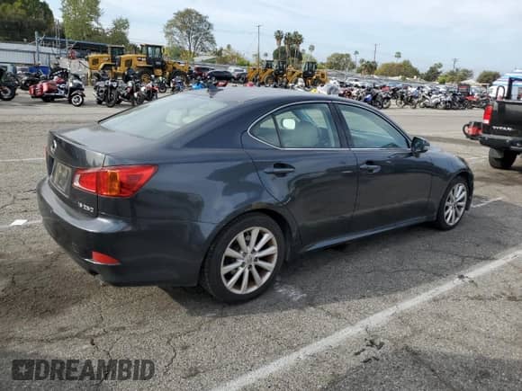 2009 Lexus IS 250 with VIN JTHBK262095090109, listed as a Copart auction lot 51097455 with 94,682 mi miles and Clean title. Bid and sale history available at DreamBid. Image 3.
