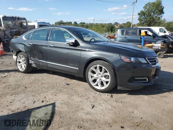 2015 Chevrolet Impala LTZ with VIN 2G1165S35F9183586, listed as a Copart auction lot 72040875 with 108,155 mi miles and Salvage title. Bid and sale history available at DreamBid. Image 4.