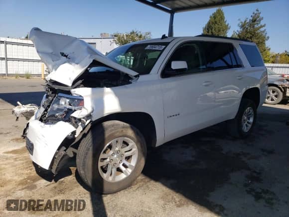 2015 Chevrolet Tahoe LT with VIN 1GNSKBKC2FR182883, listed as a Copart auction lot 70604715 with Not provided miles and Salvage title. Bid and sale history available at DreamBid. Image 1.