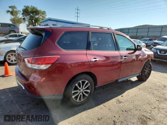 2014 Nissan Pathfinder S with VIN 5N1AR2MN1EC661503, listed as a Copart auction lot 69694635 with 151,311 mi miles and Salvage title. Bid and sale history available at DreamBid. Image 3.