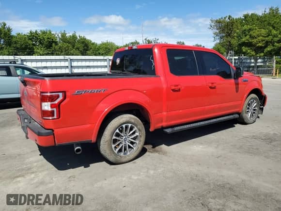 2020 Ford F-150 XL с VIN 1FTEW1CP5LKF33327, выставлен на аукционе Copart как лот 84971215 с пробегом 60 705 миль миль и На запчасти • Non repairable. История ставок и продаж доступна на DreamBid. Изображение 3.