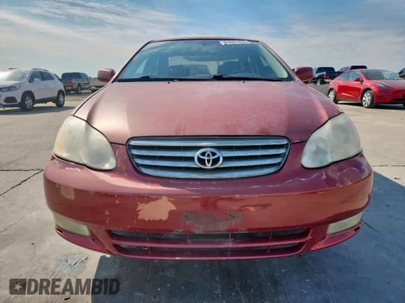 2004 Toyota Corolla S with VIN 1NXBR32E34Z228044, listed as a Copart auction lot 81881455 with 222,315 mi miles and Salvage title. Bid and sale history available at DreamBid. Image 5.