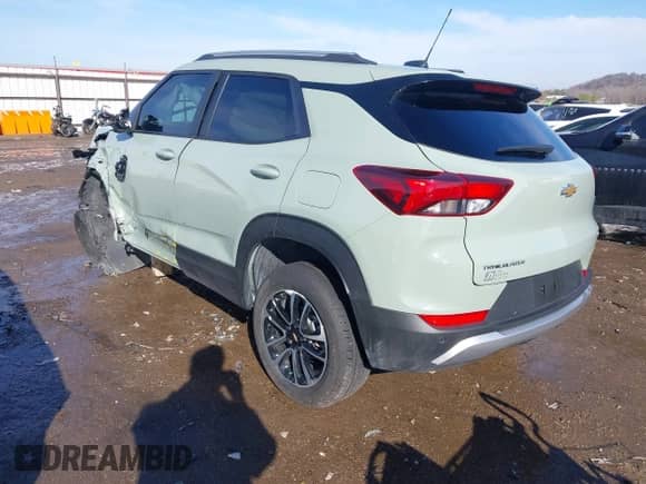 2025 Chevrolet TrailBlazer LT with VIN KL79MPSL8SB093463, listed as a IAAI auction lot 41636738 with 3,998 mi miles and . Bid and sale history available at DreamBid. Image 3.