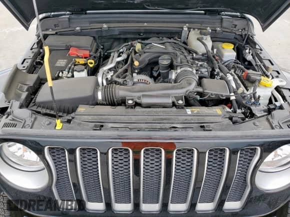 2023 Jeep Wrangler Sahara с VIN 1C4HJXEG7PW570535, выставлен на аукционе Copart как лот 48808305 с пробегом 22 328 миль миль и Списание • Salvage title. История ставок и продаж доступна на DreamBid. Изображение 12.