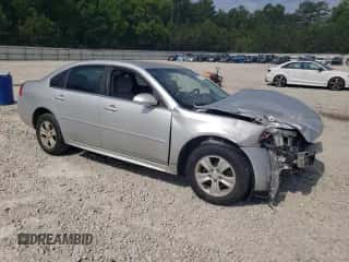 2012 Chevrolet Impala LS Fleet with VIN 2G1WF5E35C1119964, listed as a Copart auction lot 80053975 with Not provided miles and Non repairable. Bid and sale history available at DreamBid. Image 4.