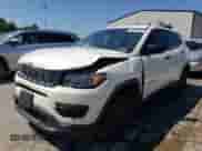 2021 Jeep Compass Upland with VIN 3C4NJDAB4MT554936, listed as a Copart auction lot 58289454 with 60,152 mi miles and Salvage title. Bid and sale history available at DreamBid. Image 1.