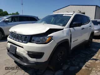 2021 Jeep Compass Upland with VIN 3C4NJDAB4MT554936, listed as a Copart auction lot 58289454 with 60,152 mi miles and Salvage title. Bid and sale history available at DreamBid. Image 1.