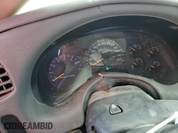 2002 Chevrolet TrailBlazer LS with VIN 1GNDT13S222530075, listed as a Copart auction lot 44366625 with Not provided miles and Salvage title. Bid and sale history available at DreamBid. Image 9.