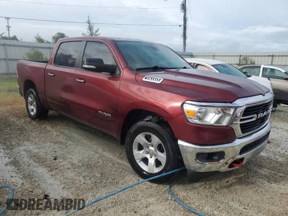 2020 Ram 1500 Big Horn z VIN 1C6RREFG3LN119738, wystawiony jako Copart lot #74769604 z przebiegiem Nie podano mil oraz Nie do naprawy • Non repairable. Historia ofert i sprzedaży dostępna na DreamBid. Obrazek 4.