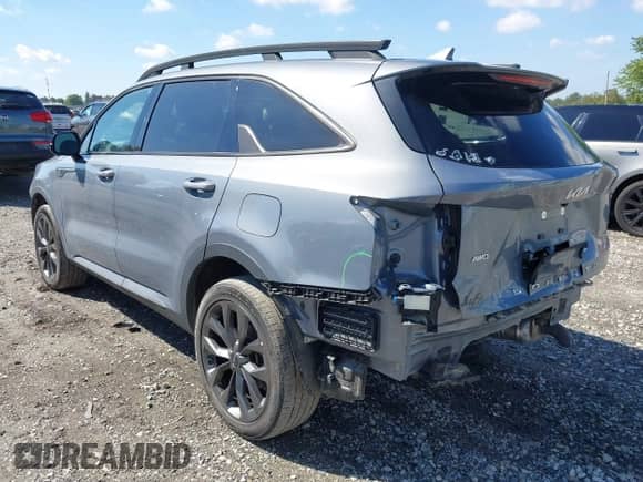 2022 Kia Sorento SX with VIN 5XYRKDLF1NG139550, listed as a IAAI auction lot 43318058 with 30,514 mi miles and . Bid and sale history available at DreamBid. Image 3.