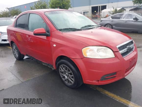 2008 Chevrolet Aveo LS with VIN KL1TD56678B098770, listed as a IAAI auction lot 43359530 with 186,358 mi miles and . Bid and sale history available at DreamBid. Image 1.