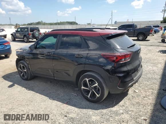 2021 Chevrolet TrailBlazer RS с VIN KL79MTSL4MB161494, выставлен на аукционе Copart как лот 80668855 с пробегом 59 236 миль миль и На запчасти • Non repairable. История ставок и продаж доступна на DreamBid. Изображение 2.