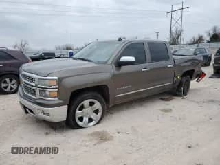 2014 Chevrolet Silverado 1500 LTZ with VIN 3GCUKSECXEG441115, listed as a Copart auction lot 86221284 with 191,807 mi miles and Salvage title. Bid and sale history available at DreamBid. Image 1.