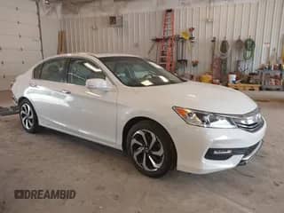 2017 Honda Accord EX-L with VIN 1HGCR2F84HA145576, listed as a IAAI auction lot 42748122 with 62,483 mi miles and . Bid and sale history available at DreamBid. Image 1.