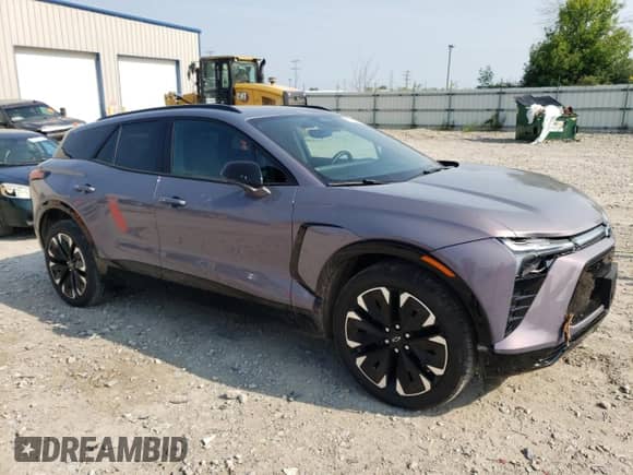 2024 Chevrolet Blazer EV eAWD RS с VIN 3GNKDCRJ2RS185532, выставлен на аукционе Copart как лот 65431054 с пробегом 3 653 миль миль и Списание • Salvage title. История ставок и продаж доступна на DreamBid. Изображение 4.