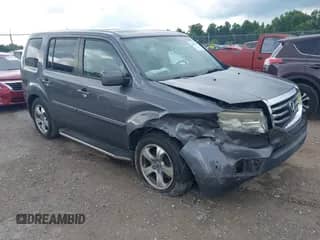 2015 Honda Pilot EX-L with VIN 5FNYF4H57FB060277, listed as a IAAI auction lot 42847319 with 172,546 mi miles and . Bid and sale history available at DreamBid. Image 1.