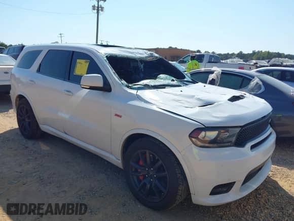 2018 Dodge Durango SRT with VIN 1C4SDJGJXJC194764, listed as a IAAI auction lot 43129897 with 141,886 mi miles and . Bid and sale history available at DreamBid. Image 1.