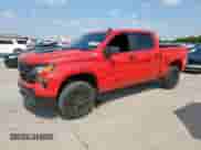 2025 Chevrolet Silverado 1500 Custom Trail Boss z VIN 3GCPKCEK7SG111776, wystawiony jako Copart lot #68063535 z przebiegiem 23 013 mil mil oraz Czysty tytuł • Clean title. Historia ofert i sprzedaży dostępna na DreamBid. Obrazek 1.