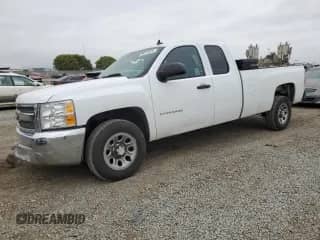 2013 Chevrolet Silverado 1500 Work Truck with VIN 1GCRCPE08DZ153386, listed as a Copart auction lot 59170325 with 169,591 mi miles and Salvage title. Bid and sale history available at DreamBid. Image 1.