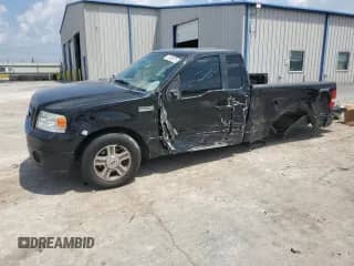 2008 Ford F-150 XL with VIN 1FTRF12W98KD27199, listed as a Copart auction lot 67636975 with 189,877 mi miles and Salvage title. Bid and sale history available at DreamBid. Image 1.