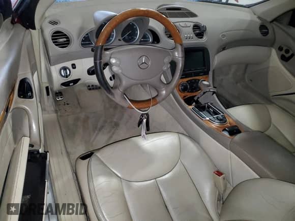 2005 Mercedes-Benz SL 500 with VIN WDBSK75F35F102923, listed as a Copart auction lot 85720065 with Not provided miles and Salvage title. Bid and sale history available at DreamBid. Image 8.