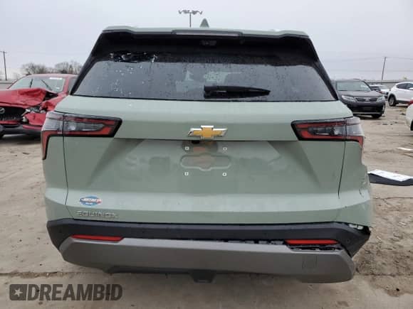 2025 Chevrolet Equinox FWD LT с VIN 3GNAXHEG6SL127689, выставлен на аукционе Copart как лот 44116865 с пробегом 611 миль миль и Списание • Salvage title. История ставок и продаж доступна на DreamBid. Изображение 6.