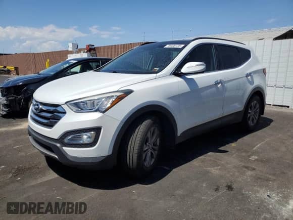 2014 Hyundai Santa Fe with VIN 5XYZU3LB0EG156566, listed as a Copart auction lot 70406135 with 113,866 mi miles and Clean title. Bid and sale history available at DreamBid. Image 1.