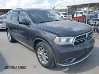 2014 Dodge Durango SXT with VIN 1C4RDHAG1EC975585, listed as a IAAI auction lot 43369132 with 189,916 mi miles and . Bid and sale history available at DreamBid. Image 1.