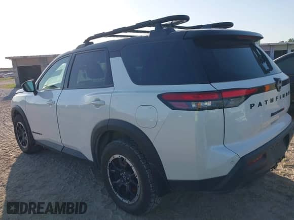 2023 Nissan Pathfinder Rock Creek with VIN 5N1DR3BD6PC254342, listed as a IAAI auction lot 41950069 with 26,144 mi miles and . Bid and sale history available at DreamBid. Image 3.