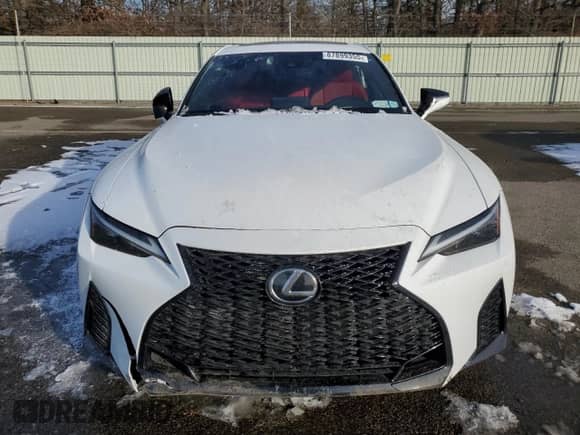 2024 Lexus IS 350 F Sport with VIN JTHGZ1E29R5034487, listed as a Copart auction lot 87899355 with 12,895 mi miles and Salvage title. Bid and sale history available at DreamBid. Image 5.