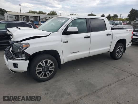 2020 Toyota Tundra SR5 with VIN 5TFDY5F13LX909577, listed as a Copart auction lot 81736645 with 63,294 mi miles and Salvage title. Bid and sale history available at DreamBid. Image 1.