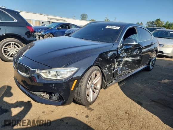 2017 BMW 4 Series 430i z VIN WBA4F7C33HG788335, wystawiony jako Copart lot #68263395 z przebiegiem 75 315 mil mil oraz Szkoda całkowita • Salvage title. Historia ofert i sprzedaży dostępna na DreamBid. Obrazek 1.