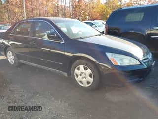 2007 Honda Accord LX with VIN 1HGCM56487A186742, listed as a IAAI auction lot 43595404 with 141,596 mi miles and . Bid and sale history available at DreamBid. Image 1.