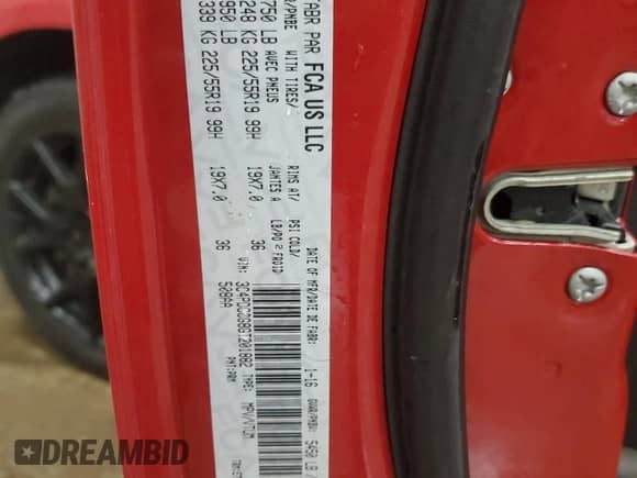 2016 Dodge Journey SXT z VIN 3C4PDCCG8GT201882, wystawiony jako Copart lot #88206065 z przebiegiem 119 125 mil mil oraz Czysty tytuł • Clean title. Historia ofert i sprzedaży dostępna na DreamBid. Obrazek 13.