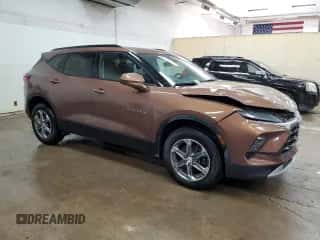 2023 Chevrolet Blazer LT с VIN 3GNKBHR47PS223489, выставлен на аукционе Copart как лот 80429565 с пробегом 45 169 миль миль и Чистый • Clean title. История ставок и продаж доступна на DreamBid. Изображение 4.