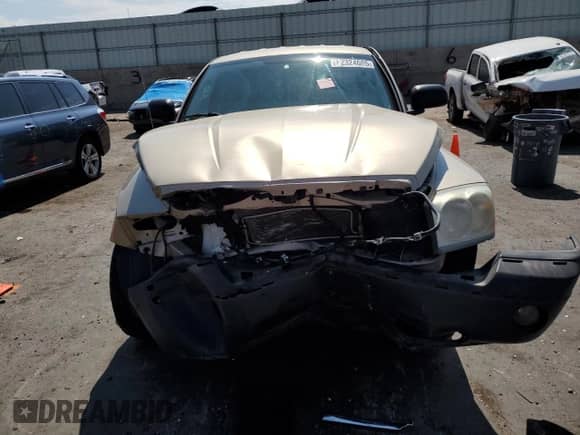 2005 Dodge Dakota SLT with VIN 1D7HW42N15S296438, listed as a Copart auction lot 62324695 with 80,430 mi miles and Salvage title. Bid and sale history available at DreamBid. Image 5.