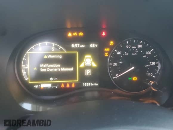 2024 Nissan Kicks SV with VIN 3N1CP5CV9RL574287, listed as a Copart auction lot 80925865 with 16,591 mi miles and Salvage title. Bid and sale history available at DreamBid. Image 9.