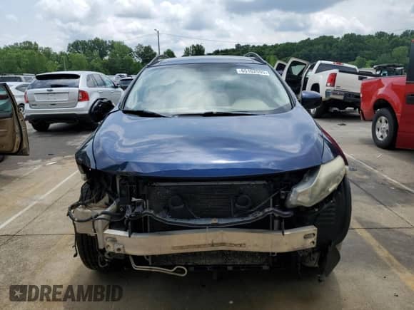 2009 Nissan Murano S with VIN JN8AZ18W49W130242, listed as a Copart auction lot 65162595 with 179,512 mi miles and Salvage title. Bid and sale history available at DreamBid. Image 5.