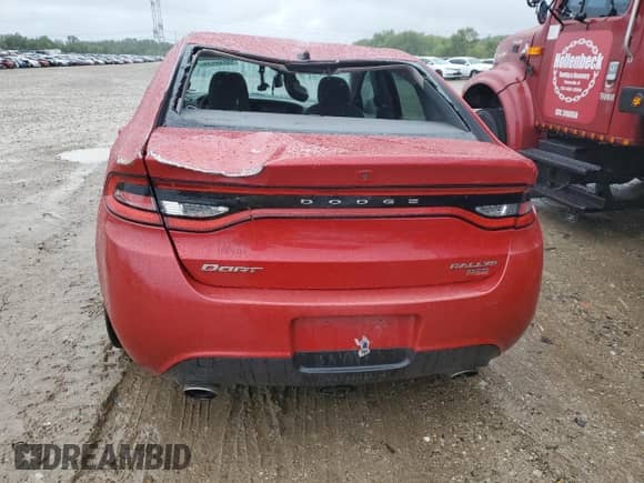 2013 Dodge Dart Rallye with VIN 1C3CDFBH2DD106749, listed as a Copart auction lot 59548535 with Not provided miles and Salvage title. Bid and sale history available at DreamBid. Image 6.