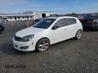 2008 Saturn Astra XR with VIN W08AT671185069395, listed as a Copart auction lot 84142904 with 112,010 mi miles and Salvage title. Bid and sale history available at DreamBid. Image 1.