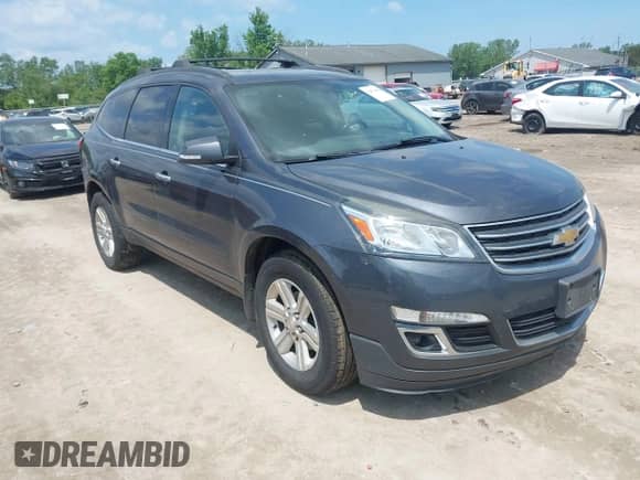 2014 Chevrolet Traverse LT with VIN 1GNKVHKD7EJ283918, listed as a IAAI auction lot 42474004 with Not provided miles and . Bid and sale history available at DreamBid. Image 1.