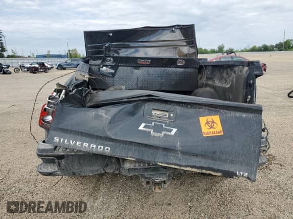 2015 Chevrolet Silverado 3500HD LTZ с VIN 1GC4K0E83FF677902, выставлен на аукционе Copart как лот 58402085 с пробегом Не указан миль и Списание • Salvage title. История ставок и продаж доступна на DreamBid. Изображение 6.