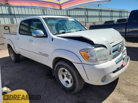 2006 Toyota Tundra SR5 с VIN 5TBDT44106S554348, выставлен на аукционе Copart как лот 81677095 с пробегом 205 293 миль миль и Списание • Salvage title. История ставок и продаж доступна на DreamBid. Изображение 4.
