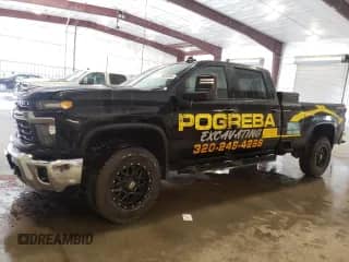 2024 Chevrolet Silverado 3500HD LT с VIN 1GC4YTEY6RF101886, выставлен на аукционе Copart как лот 71634544 с пробегом 47 224 миль миль и Списание • Salvage title. История ставок и продаж доступна на DreamBid. Изображение 1.